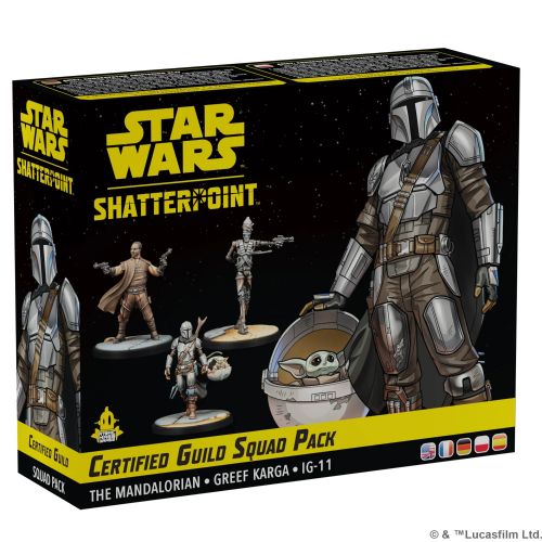 Star Wars Shatterpoint Certified Guild Mandalorian Squad Pack